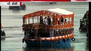 Watch India Voice: PM Modi, French President Macron take a boat ride along the Ganga Ghats in Varanasi Video
