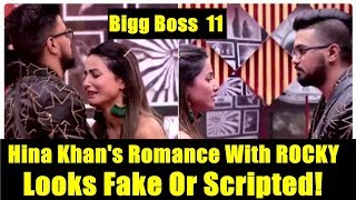 Watch Hina Khan Romance With Boyfriend Rocky Looks Video