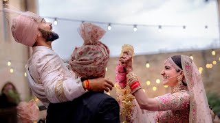 Watch Virat Kohli And Anushka Sharma Wedding Pictures Video