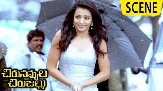 Watch Trisha Turns Model And Replaces Andrea Jeremiah - Chirunavvula Chirujallu Movie Scenes Video
