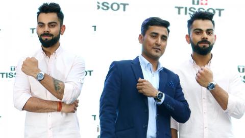 Watch Virat Kohli Launches New Range Of Tissot Watch Video