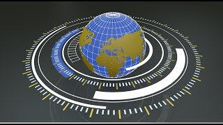 Watch Cinema 4D Tutorial - Futuristic HUD Element Design Making and Animation Tips II Video