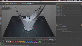 Watch Cinema 4D Tutorial - Water Splashed using Real Flow Video
