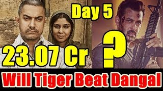 Watch Will Tiger Zinda Hai Beat Dangal Fifth Day Collection Video