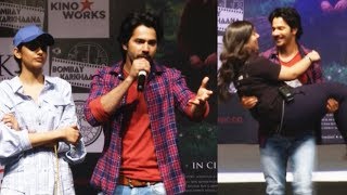 Watch Varun Dhawan And Banita Sandhu Visit Sofia College For Promotion Of Movie October Video