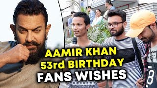 Watch Public Wishes And Gives Blessings To Aamir Khan On His 53rd Birthday Video