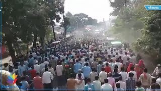 Watch BJP and Nitin Patel fade away for Congress rally in Mehsana Video