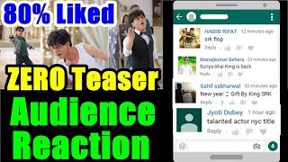 Watch Zero Movie Teaser Audience Reaction I SRK Film Will Video