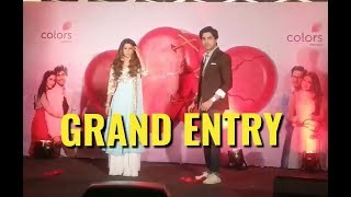 Watch Jennifer Winget & Harshad Chopra GRAND ENTRY At Bepannaah (à¤¬à¥‡à¤ªà¤¨à¤¾à¤¹) Show Launch | Colors Video
