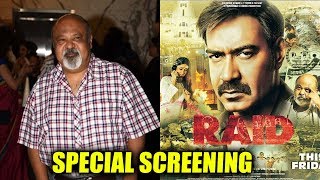 Watch RAID Villian Saurabh Shukla At RAID Special Screening Video