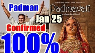 Watch Padmavat Vs Padman On January 25 I Officially Video