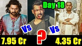 Watch Will Tiger Zinda Hai Beat Baahubali 2 And Dangal 18th Video