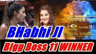 Watch Shilpa Shinde Officially Wins Bigg Boss 11 Video