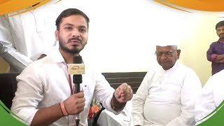 Watch Anna Hazare Talking With SSV TV  With Nitin Kattimani @GUlbarga university Guest House Video