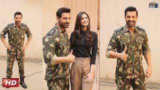 Watch John Abraham & Diana Penty promotion for PARMANU Video