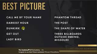 Watch Who Will Win Best Picture Oscar Award In 90th Video