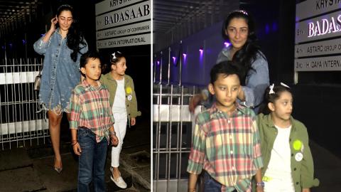 Watch Maanayata Dutt With Her Kids SPOTTED At Hakkasan Video