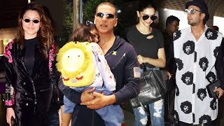 Watch Akshay Kumar, Deepika Padukone, Ranveer Singh, Urvashi Rautela | Airport Spotting Video