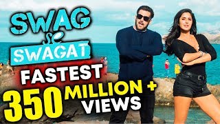 Watch Swag Se Swagat Biggest Milestone - Fastest 350 Million Views | Tiger Zinda Hai | Salman Khan Video