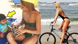 Watch Lisa Haydon Riding Cycle In HOT BIKINI Video Goes Viral Video