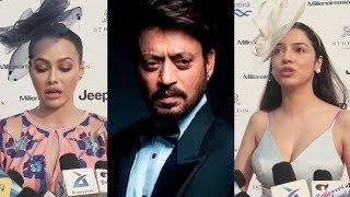 Watch Emotional Sana Khan And Divya Kumar Khosla Reaction On Irrfan Khan's Health | Rare Disease Video