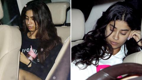 Watch Janhvi Kapoor And Khushi Kapoor Dine With Sister Anshula Kapoor At Her Residence Video
