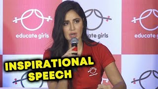 Watch Katrina Kaif Inspirational Speech At NGO - Educate Girls Press Conference Video