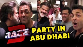 Watch RACE 3 GRAND PARTY In Abu Dhabi | Salman Khan, Bobby, Anil Kapoor, Daisy, Jacqueline, Saqib, Remo Video