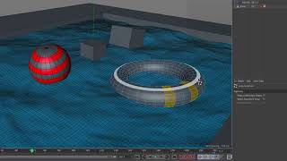 Watch Object Constraint with HOT4D Water Making in Cinema 4D Tutorial Video