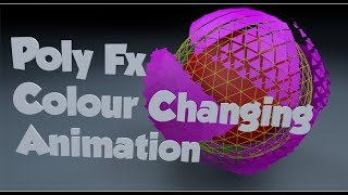 Watch Poly Fx Colour Changing Animation in Cinema 4D Tutorial Video