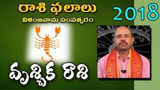 Watch Telugu Ugadi Rasi Phalalu 2018 à°µà±ƒà°¶à±à°šà°¿à°• Rasi (Scorpio Sign) Horoscope | Vilambi Nama Samvatsaram Video