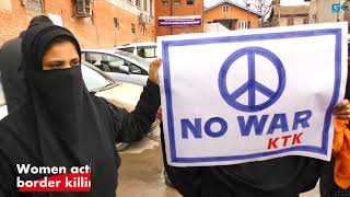 Watch Women activists of KTK protest against border killings Video
