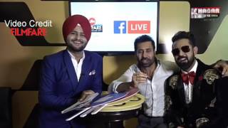 Watch Binnu Dhillon || Gippy Garewal || Jio Filmfare Awards || Facebook Live Video