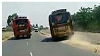 Watch Video Of 2 Racing Buses In Coimbatore Goes Viral, Licences Of Drivers Suspended Video