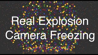 Watch Cinema 4D Motion Graphics - Real Explosion & Camera Freezing Tutorial Video