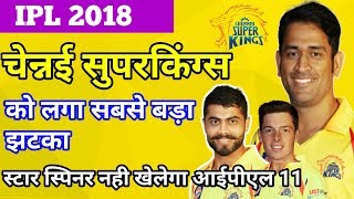 Watch IPL 2018: Chennai Super Kings (CSK) will miss the services of Mitchell Santner in the upcoming IPL11 Video
