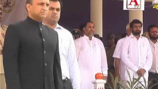 Watch Dist Inch Minister Dr Qamar-Ul-Islam Flag Hostting & adress at dr Grauond Gulbarga on 15 Aug 2015 Video