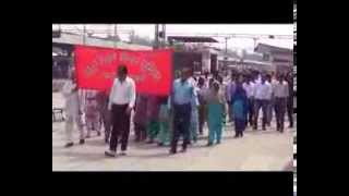 Watch Northen Railway Mens Union Dharna at Railway Station, Jalandhar    04 Oct 2013 Video
