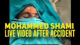 Watch Cricketer Mohammed Shami's car collides with truck; receives ten stitches Video