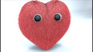 Watch 3D Hairy Heart Making -  Cinema 4D Tutorials Video