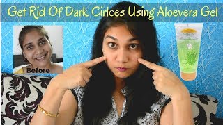 Watch Get rid of Dark Circles Using Patanjali Aloevera Gel | Aloevera Gel Facial | Nidhi Katiyar Video