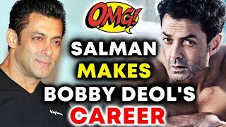 Watch Salman's Being Talent Company HANDLES Bobby Deol's CAREER Video