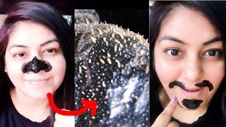 Watch DIY Blackhead Removal Peel Off Mask - Fevicol? Pain? | JSuper Kaur Video