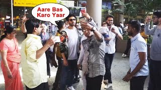 Watch Kartik Aryan MOBBED BADLY By FANS At Airport | Sonu Ke Titu Ki Sweety Video