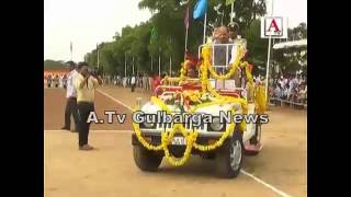Watch Dr Sharan Prakash Patil Flag Hosting Gulbarga Video