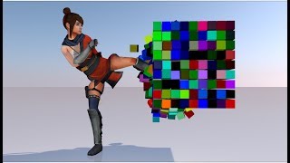Watch Character Animation (Kick Off) using Dynamics - Cinema 4D Tutorial Video