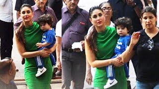 Watch Taimur Ali Khan Visit Mom Kareena Kapoor On The Set At Mehboob Studio Video