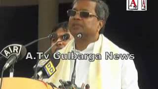 Watch Karnataka CM Siddaramaiah In Gulbarga A.Tv Gulbarga News 18-9-2016 01 Video