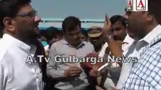 Watch Inspection Central Bus Station Gulbarga by Al haj Ilyas Sait Bagban chairman NEKRTC Video