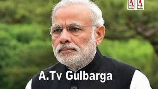 Watch Gulbarga Me PM Modi Ke Portrait Ko Doodh Senhilaya Jayaga A.Tv  News 19-11-2016 Video